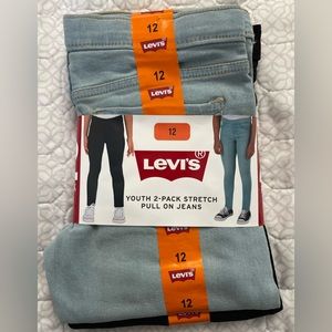 LEVIS- YOUTH 2-PACK STRETCH
PULL ON JEANS